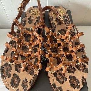 Vince Camuto Leopard Sandals